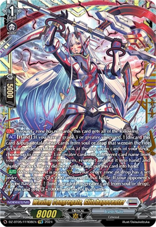 Waving Congregate Glitchapocenter (FFR) (DZ-BT05/FFR08EN) [BT05OA] - Cardfight Vanguard Single