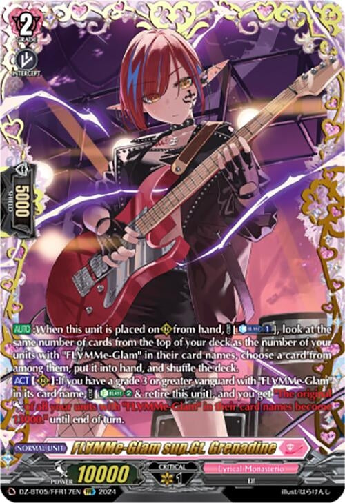 FLMMe-Glam sup.Gt. Grenadine (FFR) (DZ-BT05/FFR17EN) [BT05OA] - Cardfight Vanguard Single