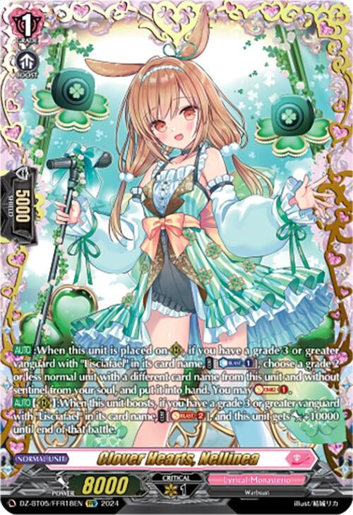Clover Hearts Nellinea (FFR) (DZ-BT05/FFR18EN) [BT05OA] - Cardfight Vanguard Single