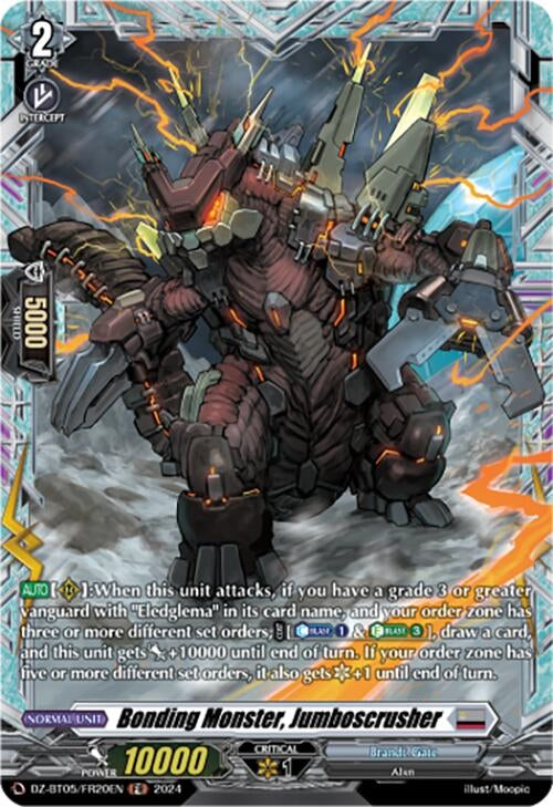 Bonding Monster Jumboscrusher (FR) (DZ-BT05/FR20EN) [BT05OA] - Cardfight Vanguard Single
