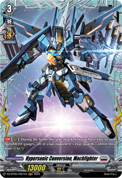 Hypersonic Conversion Machfighter (FR) (DZ-BT05/FR21EN) [BT05OA] - Cardfight Vanguard Single