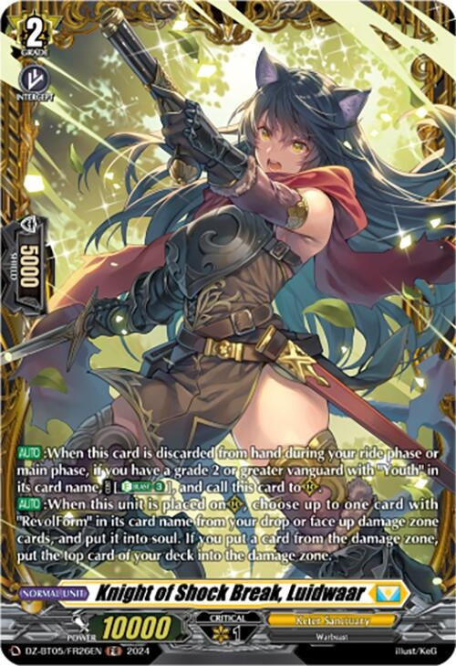 Knight of Shock Break Luidwaar (FR) (DZ-BT05/FR26EN) [BT05OA] - Cardfight Vanguard Single