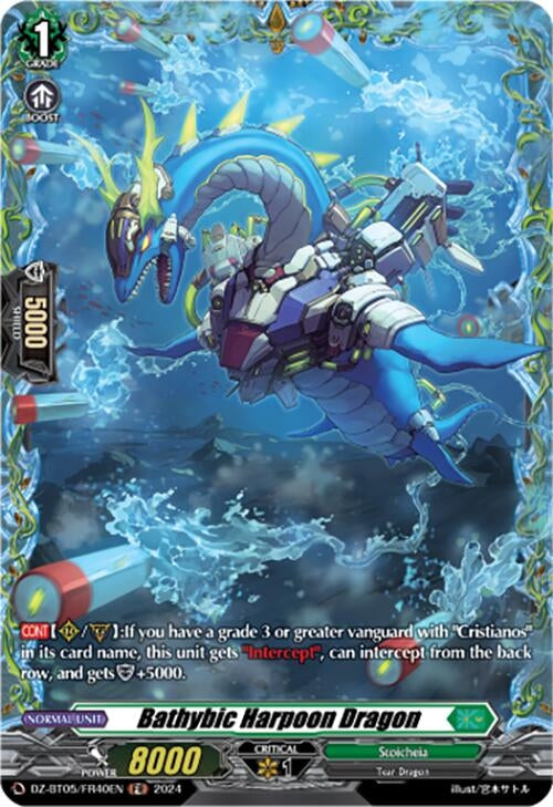 Bathybic Harpoon Dragon (FR) (DZ-BT05/FR40EN) [BT05OA] - Cardfight Vanguard Single
