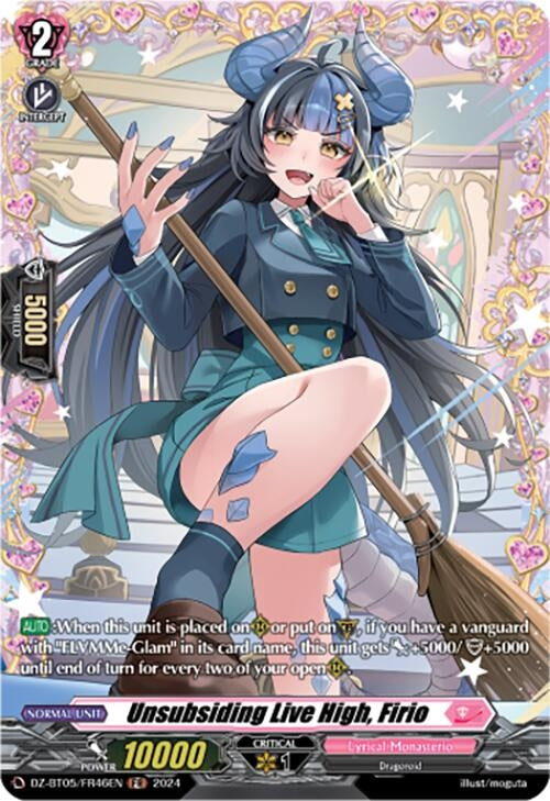 Unsubsiding Live High Firio (FR) (DZ-BT05/FR46EN) [BT05OA] - Cardfight Vanguard Single
