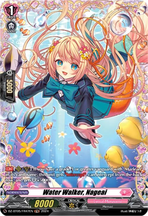 Water Walker Nageai (FR) (DZ-BT05/FR47EN) [BT05OA] - Cardfight Vanguard Single