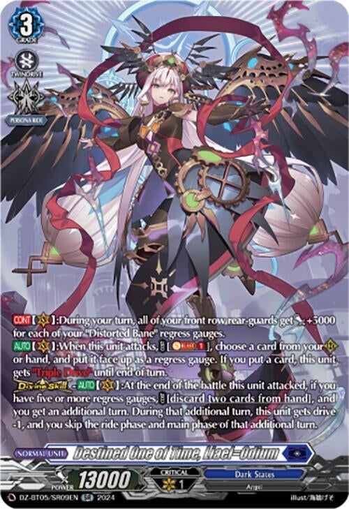 Destined One of Time Liael=Odium (SR) (DZ-BT05/SR09EN) [BT05OA] - Cardfight Vanguard Single
