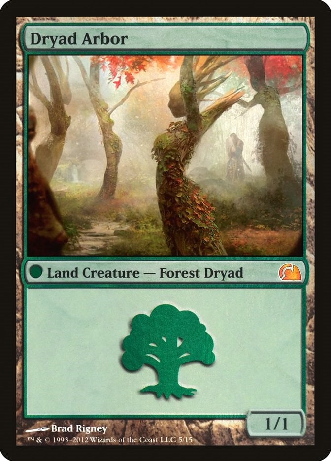 Dryad Arbor (5) [V12] - MTG Single