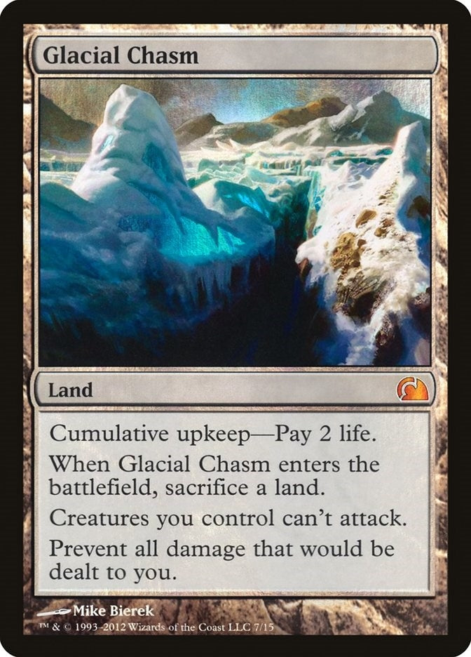 Glacial Chasm (7) [V12] - MTG Single
