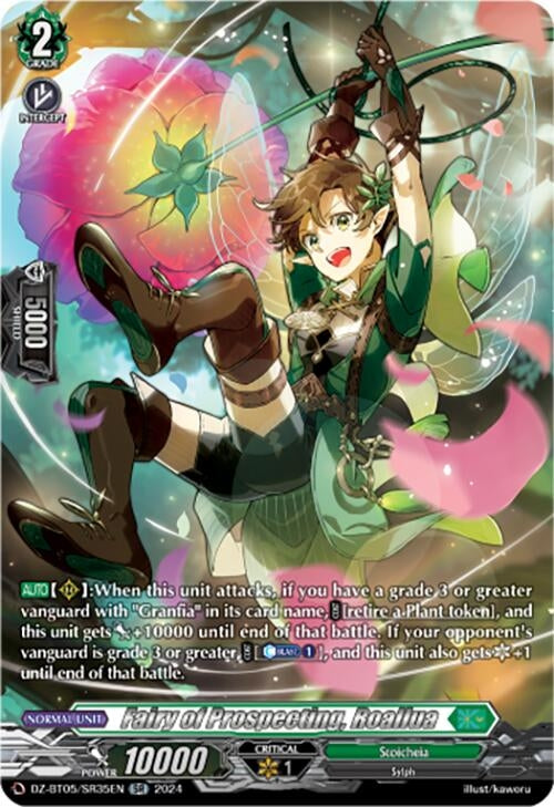 Fairy of Prospecting Roallua (SR) (DZ-BT05/SR35EN) [BT05OA] - Cardfight Vanguard Single