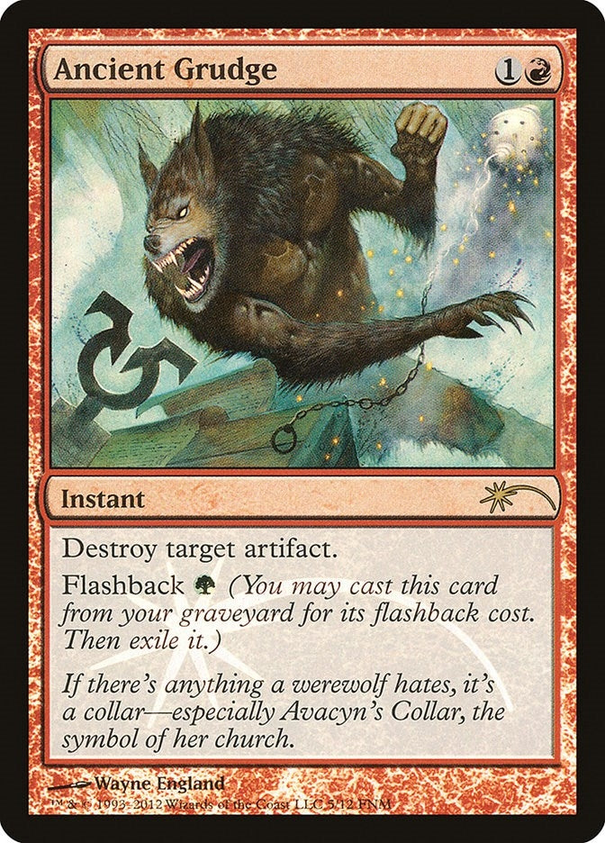 Ancient Grudge (5) [FNM] - MTG Single
