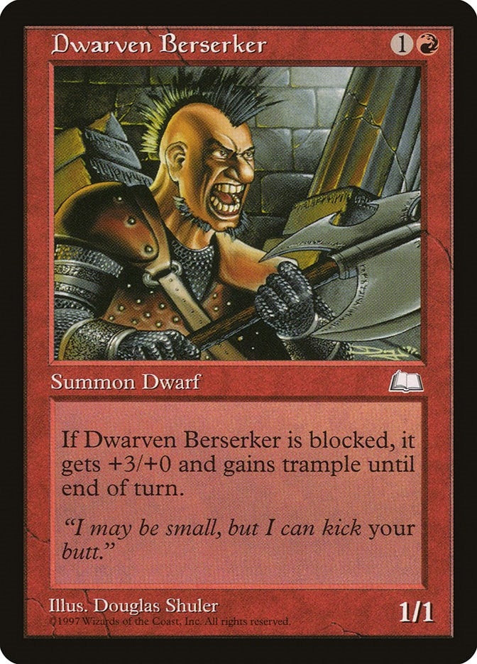 Dwarven Berserker [WTH] - MTG Single