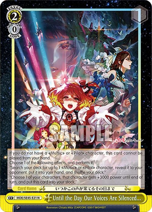 Until the Day Our Voices Are Silenced... (MDE/SE45E21 N) [MDE/SE45] - Weiss Schwarz Single