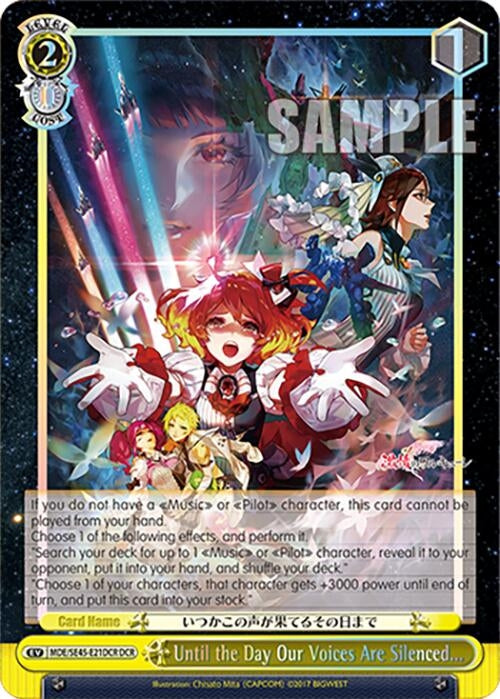 Until the Day Our Voices Are Silenced... (DCR) (MDE/SE45E21DCR DCR) [MDE/SE45] - Weiss Schwarz Single