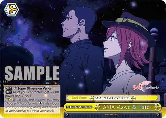 AXIA Love & Hate (DCR) (MDE/SE45E22DCR DCR) [MDE/SE45] - Weiss Schwarz Single