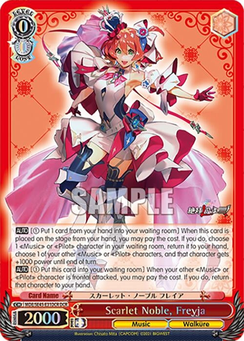 Scarlet Noble Freyja (DCR) (MDE/SE45E31DCR DCR) [MDE/SE45] - Weiss Schwarz Single
