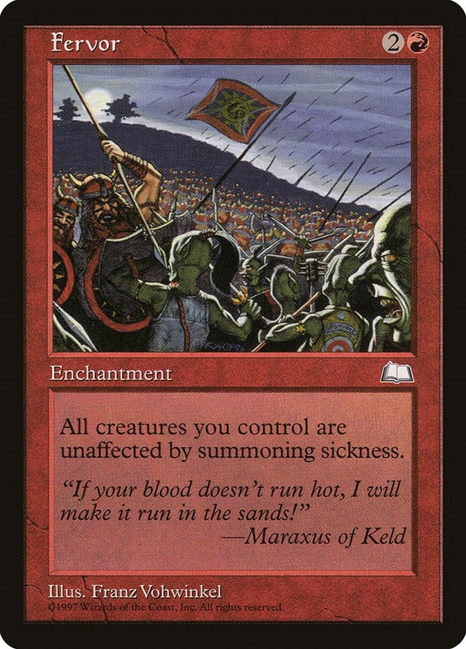 Fervor [WTH] - MTG Single