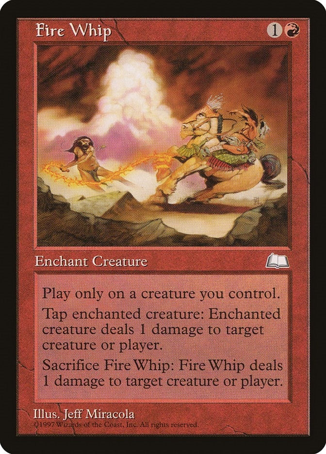 Fire Whip [WTH] - MTG Single