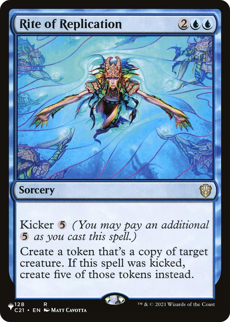 Rite of Replication (C21) (128) [LIST] - MTG Single