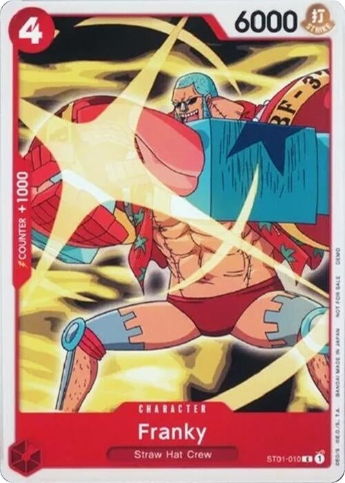 Franky (010) (ST01-010) (OPDD) - One Piece Card Game Single