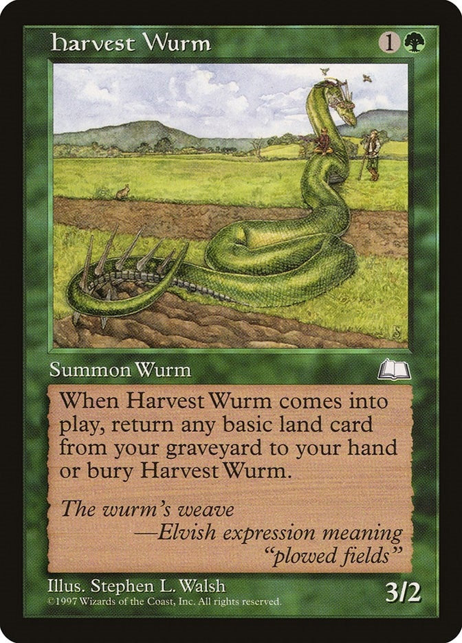 Harvest Wurm [WTH] - MTG Single