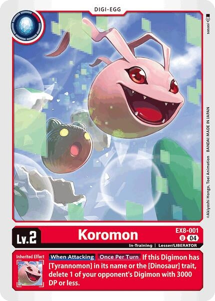 Koromon (EX8-001 U) - Digimon Card Game Single