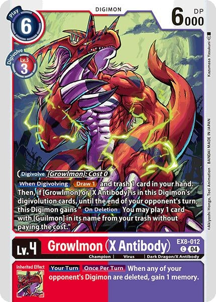 Grolwmon (X Antibody) (EX8-012 C) - Digimon Card Game Single