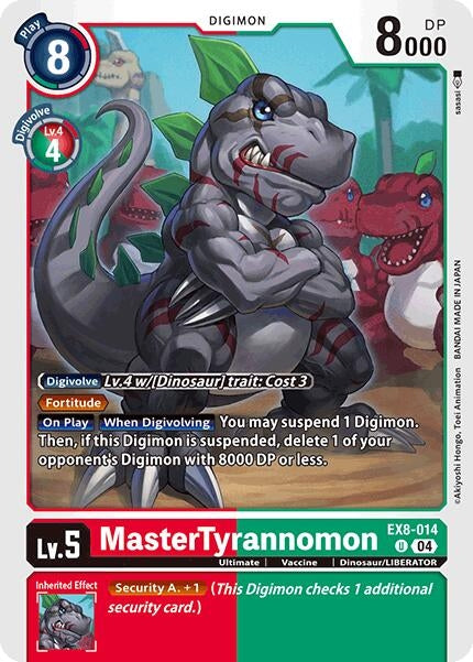 MasterTyrannomon (EX8-014 U) - Digimon Card Game Single