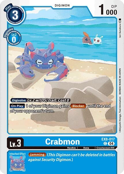 Crabmon (EX8-017 C) - Digimon Card Game Single