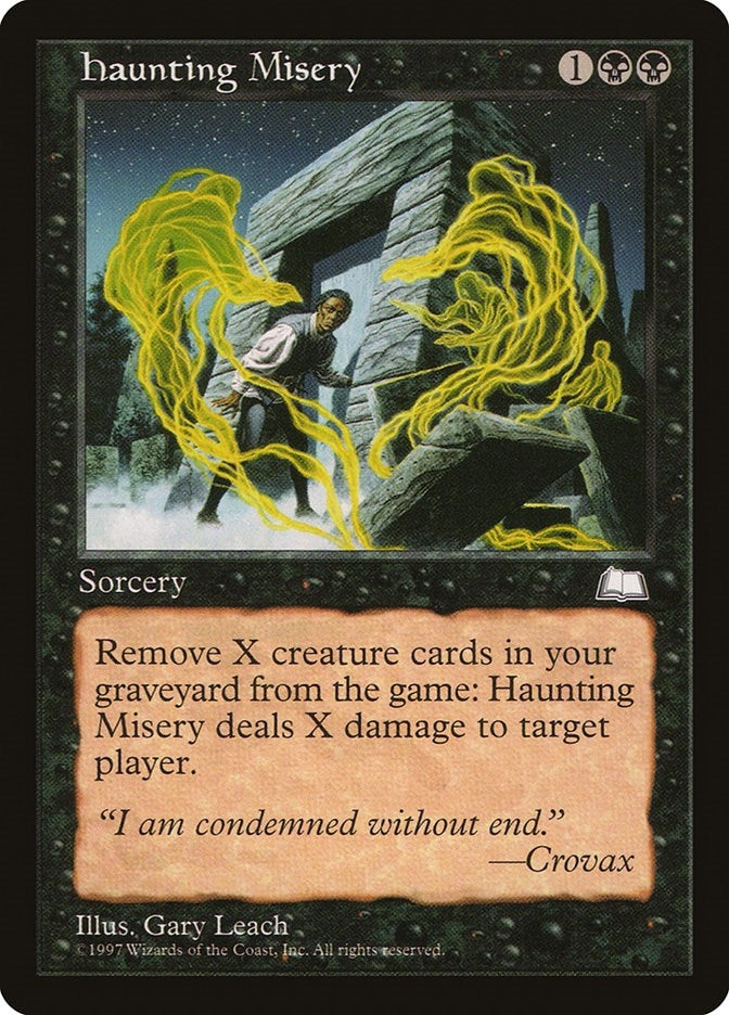Haunting Misery [WTH] - MTG Single