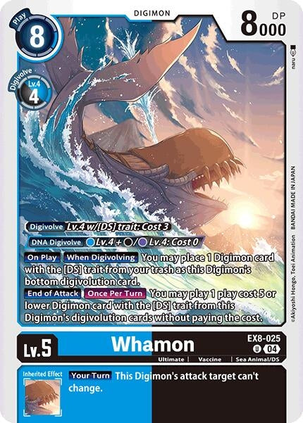 Whamon (EX8-025 U) - Digimon Card Game Single