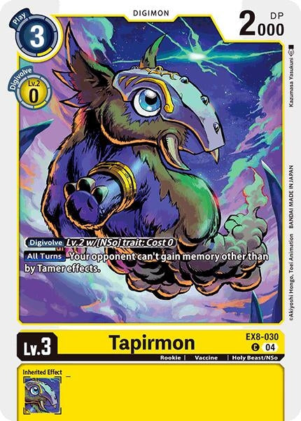 Tapirmon (EX8-030 C) - Digimon Card Game Single