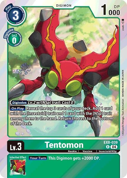 Tentomon (EX8-039 R) - Digimon Card Game Single