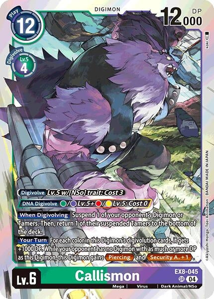 Callismon (EX8-045 SR) - Digimon Card Game Single