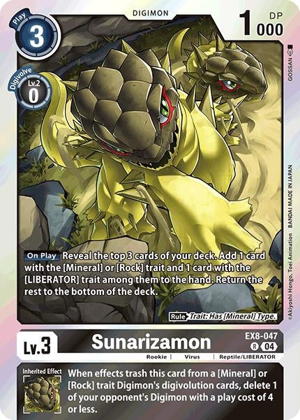 Sunarizamon (EX8-047 R) - Digimon Card Game Single