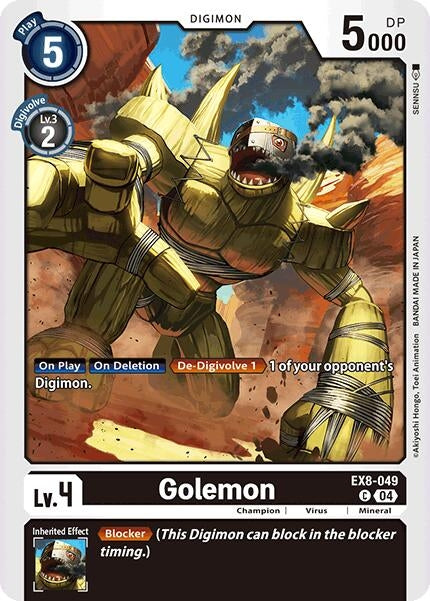 Golemon (EX8-049 C) - Digimon Card Game Single