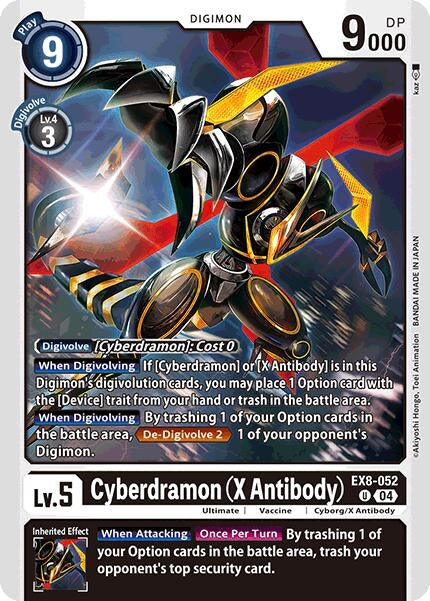 Cyberdramon (X Antibody) (EX8-052 U) - Digimon Card Game Single