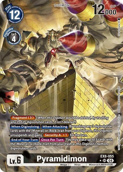 Pyramidimon (Alternate Art) (EX8-055 SR) - Digimon Card Game Single
