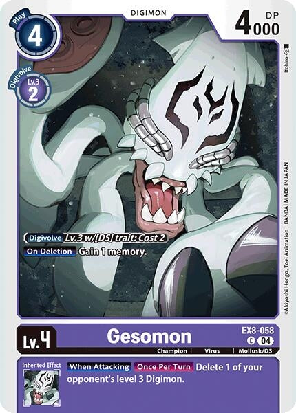 Gesomon (EX8-058 C) - Digimon Card Game Single