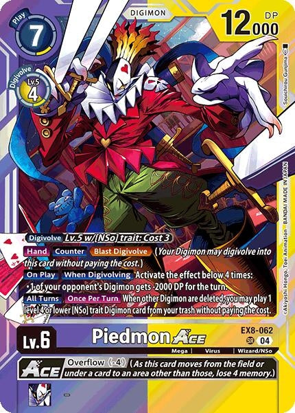 Piedmon ACE (EX8-062 SR) - Digimon Card Game Single
