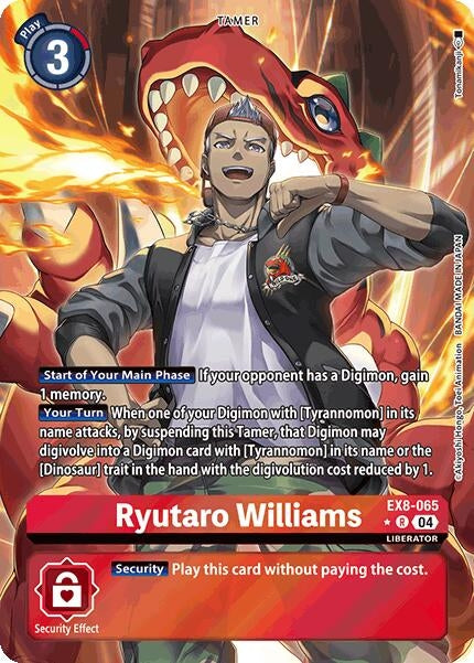 Ryutaro Williams (Alternate Art) (EX8-065 R) - Digimon Card Game Single