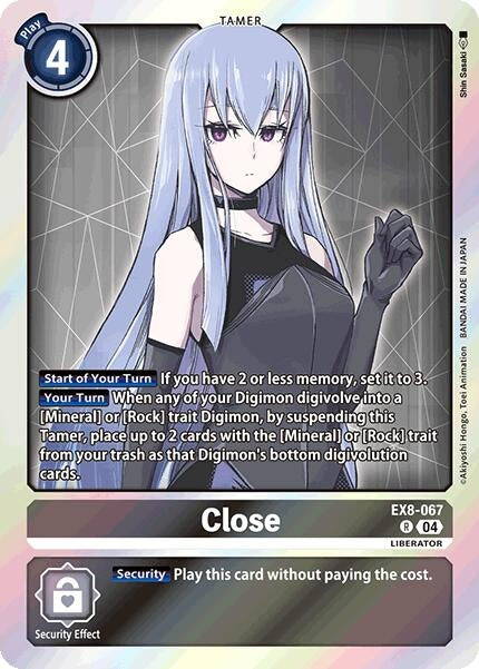 Close (EX8-067 R) - Digimon Card Game Single
