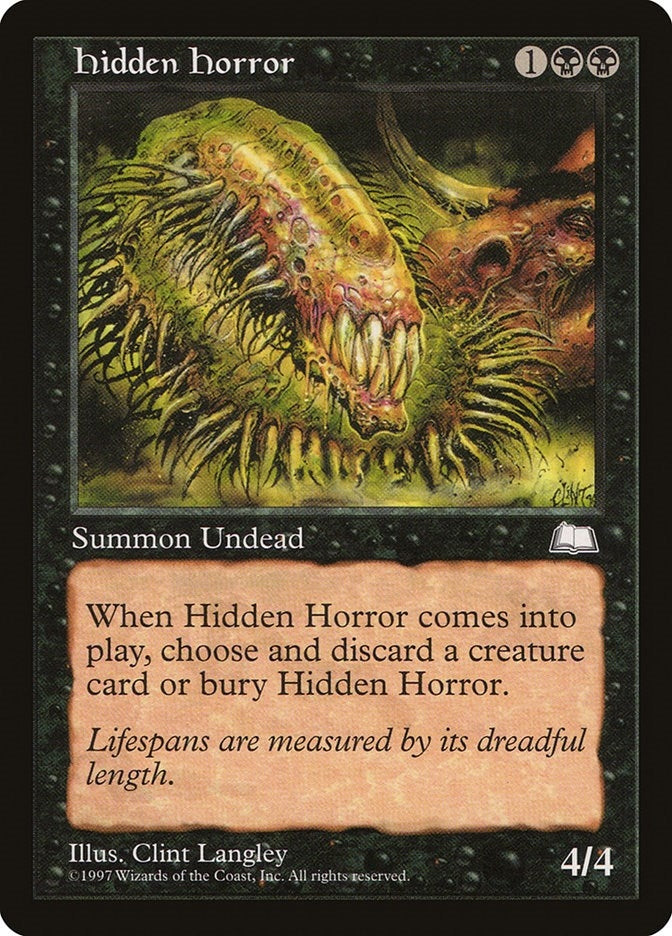 Hidden Horror [WTH] - MTG Single