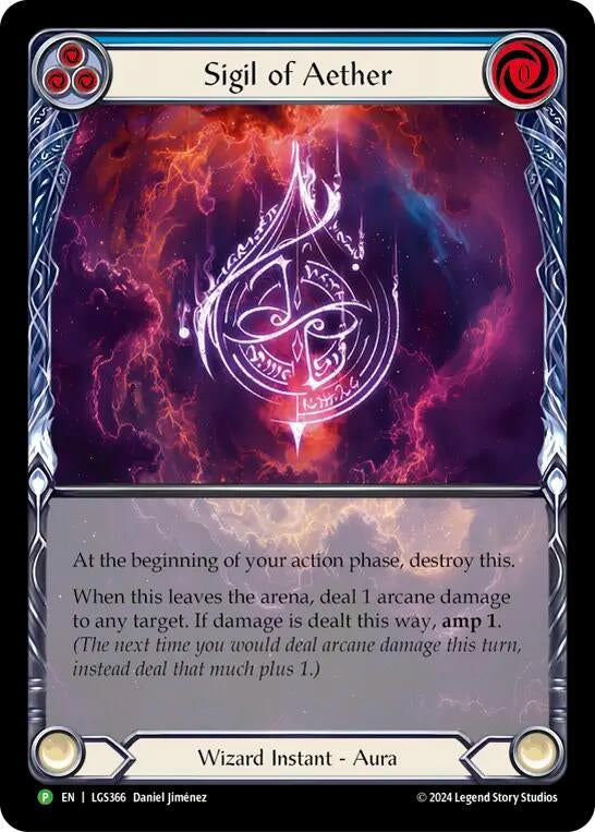 Sigil of Aether - LGS366 (LGS366) [PR] - Flesh and Blood TCG Single