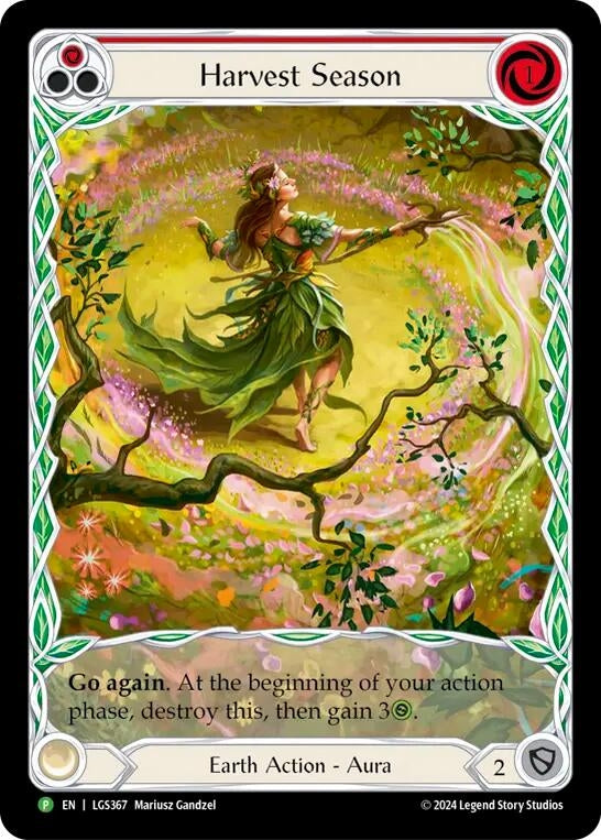 Harvest Season (Red) - LGS367 (LGS367) [ROS] - Flesh and Blood TCG Single