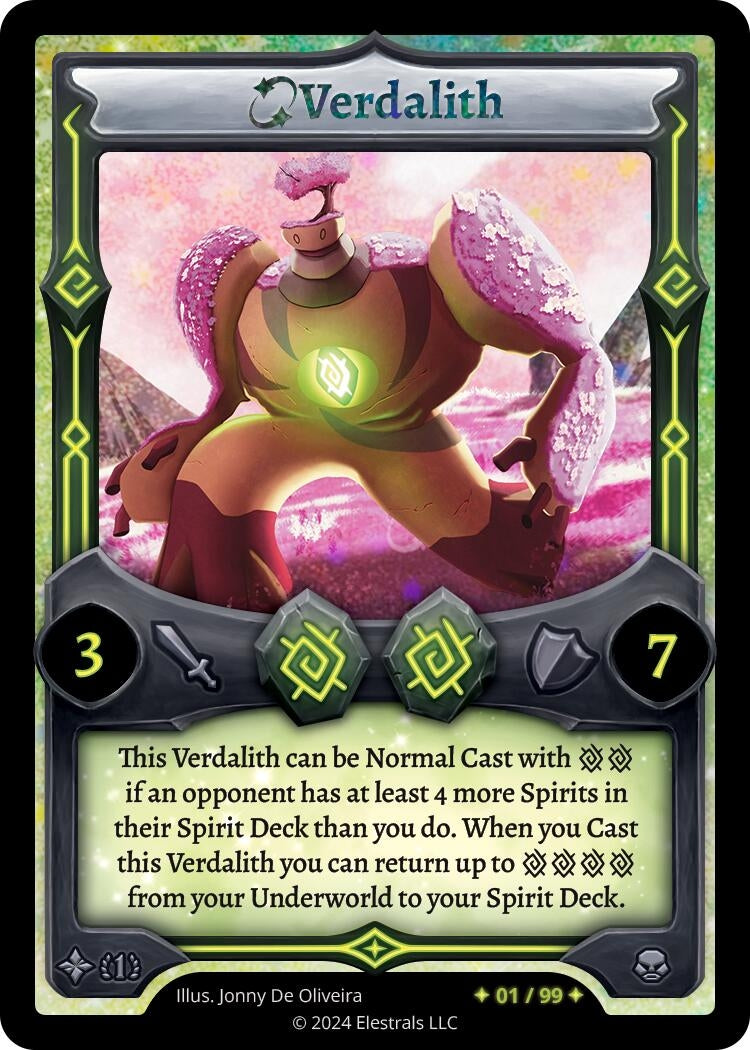 Image for Verdalith (Serialized) (/99) (Shattered Stars Chapter 2 [SS2]) - Elestrals