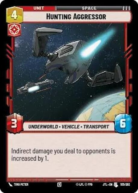Hunting Aggressor (165/257) (JTL) - Star Wars: Unlimited Single