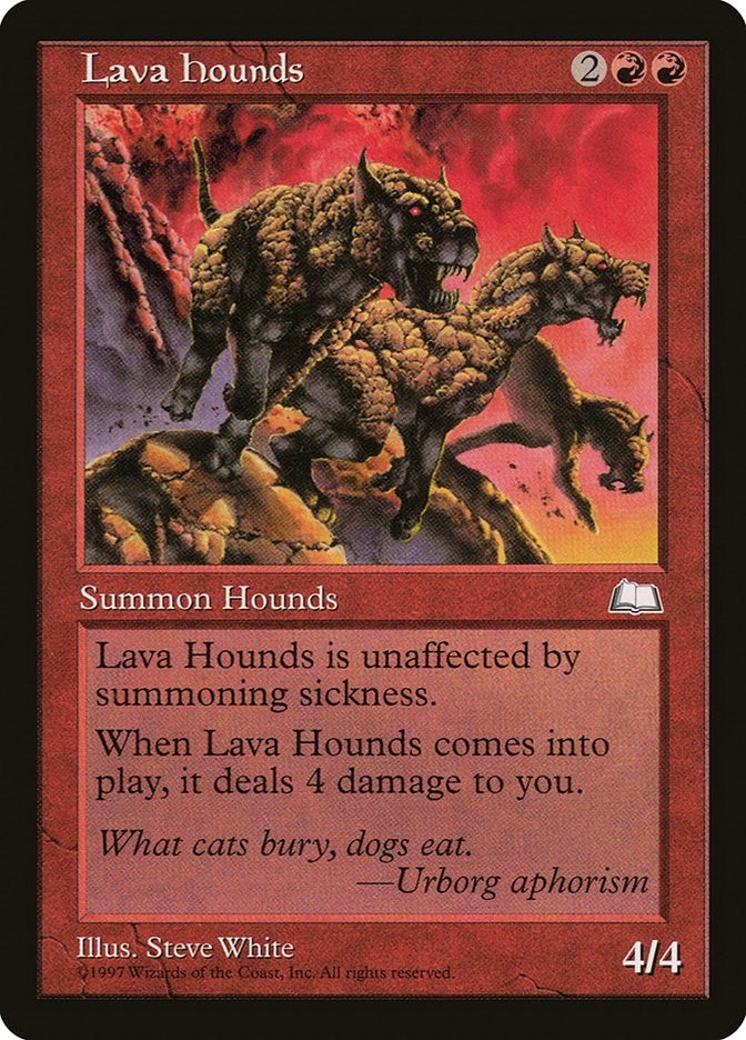 Lava Hounds [WTH] - MTG Single