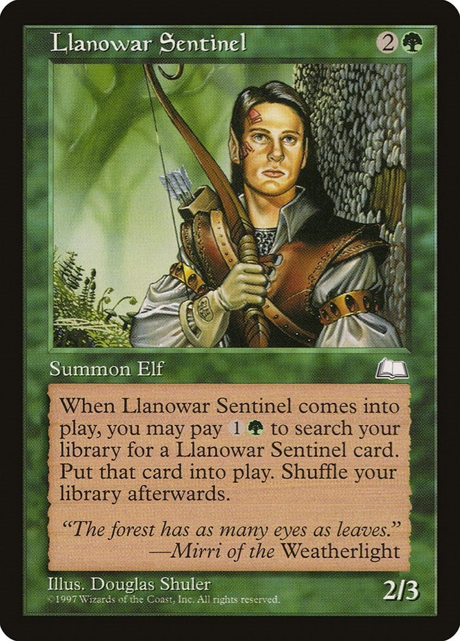 Llanowar Sentinel [WTH] - MTG Single