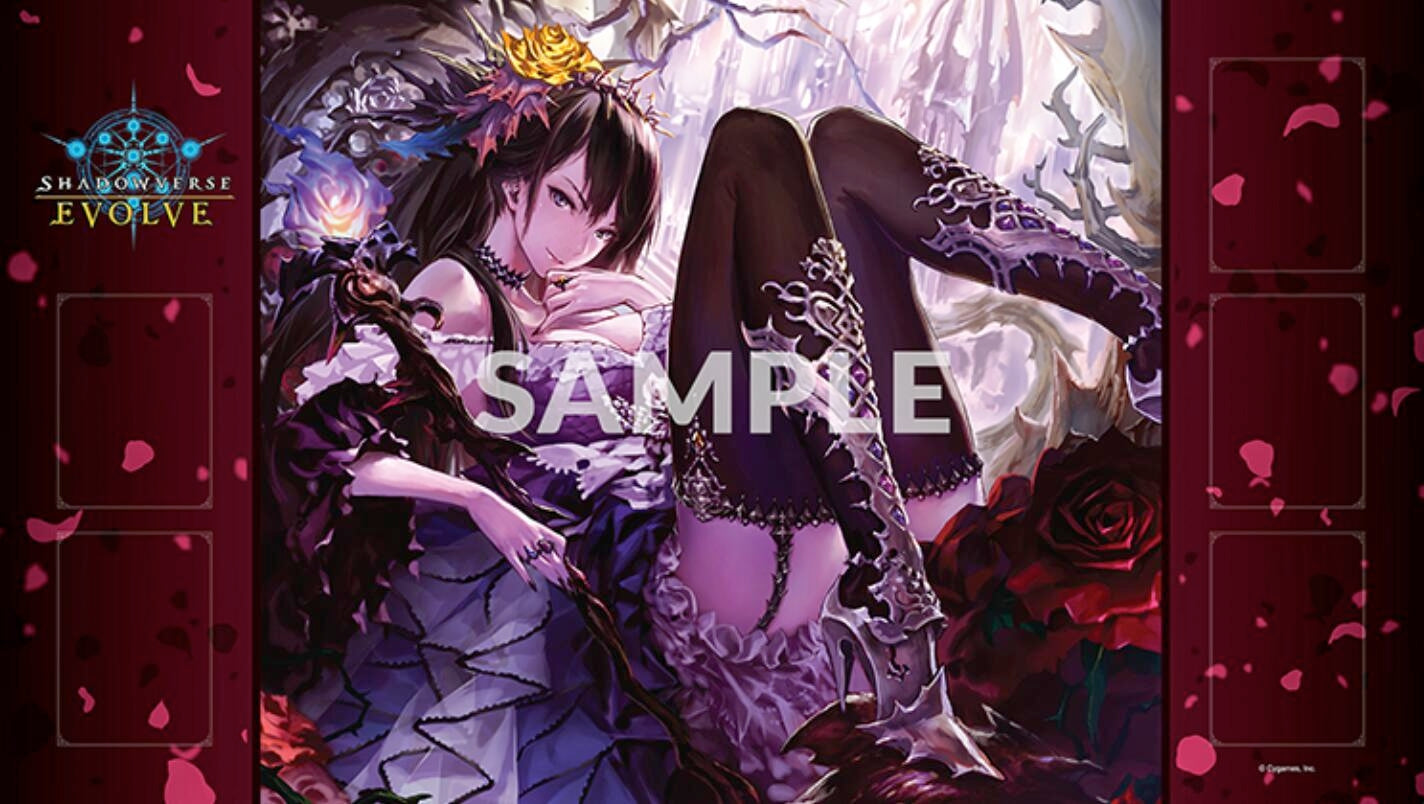 Bushiroad Supplies Rubber Playmat Vol. 3: Shadowverse: Evolve Design B: Crimson Rose Queen (BS-RPM3B) - Playmats Sealed