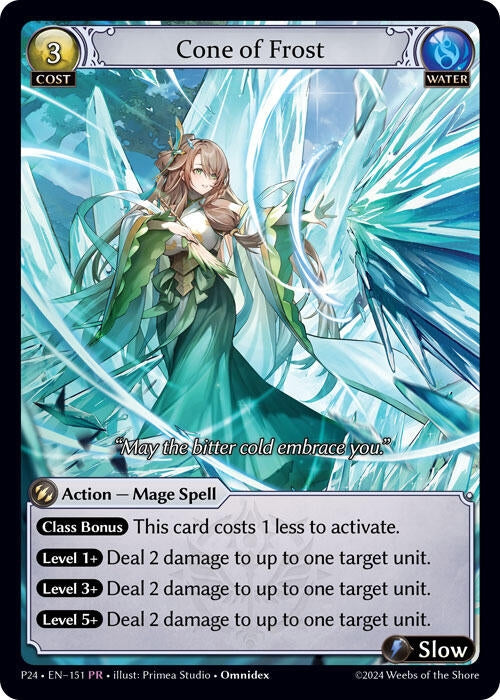 Image for Cone of Frost (151) (Promotional Cards) - Grand Archive TCG